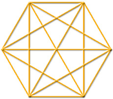 Hexagon Hexagram 6 Simplex